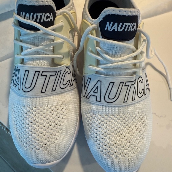 Nautica Anokin Cream / White Athletic Shoes SZ 8 - Picture 8 of 12